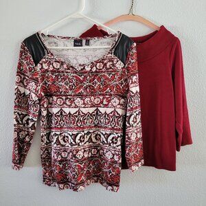 Rafaella Bundle | Women's Sz M | 2 Shirts for less than the Price of One!